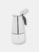 Load image into Gallery viewer, 6 Cup Stainless Steel Espresso Maker, Silver
