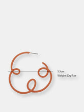 Load image into Gallery viewer, Loop de Hoop Earrings - Ochre