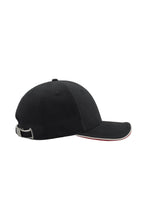 Load image into Gallery viewer, Pilot Piping Sandwich Premium Brush Cotton 6 Panel Cap - Navy