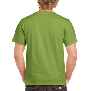 Gildan Mens Heavy Cotton Short Sleeve T-Shirt (Pack of 5) (Kiwi)