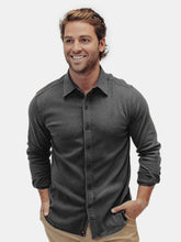 Load image into Gallery viewer, Puremeso Acid Wash Button Up Shirt