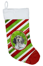 Load image into Gallery viewer, English Setter Candy Cane Holiday Christmas Christmas Stocking