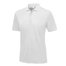 Load image into Gallery viewer, AWDis Just Cool Mens Smooth Short Sleeve Polo Shirt (Arctic White)