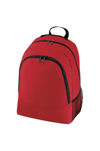 Bagbase Universal Multipurpose Backpack / Rucksack / Bag (18 Litres) (Pack of 2) (Classic Red) (One Size)