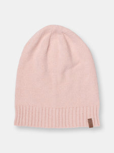 Faux Cashmere Beanie Hat | Blush