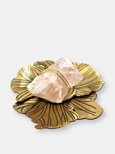 Load image into Gallery viewer, Floral Rose Quartz Dish