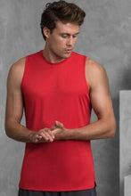 Load image into Gallery viewer, Mens Smooth Sports Vest - Fire Red