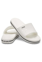 Load image into Gallery viewer, Womens/Ladies Crocband III Slide Slip On Sandals - White/Black