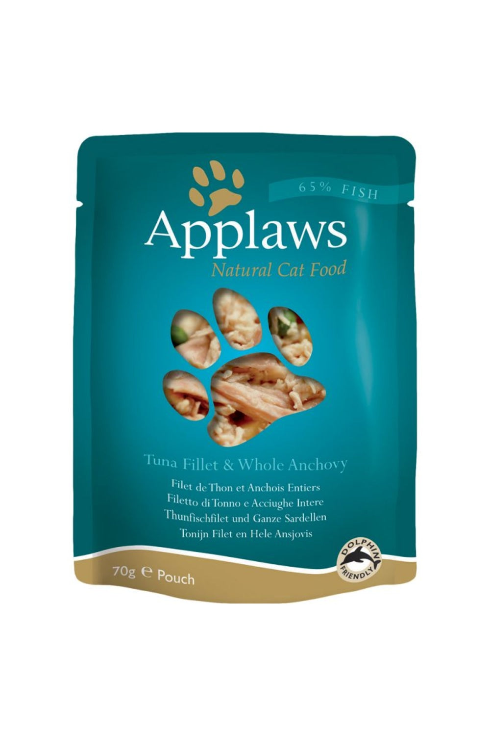 Applaws Tuna With Whole Anchovy Cat Food Pouches (Pack Of 12) (May Vary) (One Size)