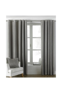 Riva Home Atlantic Eyelet Ringtop Curtains (Gray) (66 x 72in)
