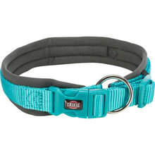 Load image into Gallery viewer, Trixie Premium Extra Wide Dog Collar (Ocean Blue/Graphite) (S, M)