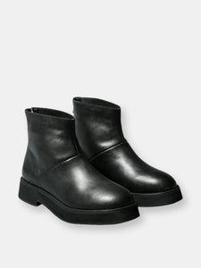 Paltrow Zip-up Black Ankle Boot
