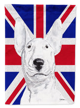 Load image into Gallery viewer, Bull Terrier With English Union Jack British Flag Garden Flag 2-Sided 2-Ply