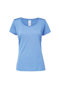 Gildan Womens/Ladies Performance Core Short Sleeve T-Shirt (Sport Light Blue)