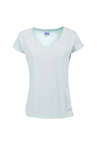 Trespass Womens/Ladies Sarris Short Sleeve V-Neck Active Top (Peppermint)