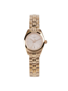 Womens T-Classic T1010103345100 Rose Gold-Tone Dial Stainless Steel Watch