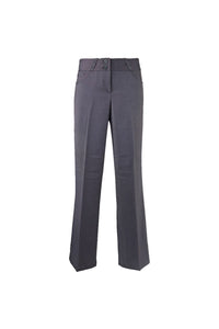 Alexandra Womens/Ladies Icona Wide Leg Formal Work Suit Pants/Trousers (Charcoal)