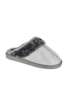 Load image into Gallery viewer, Womens/Ladies Juliet Sparkle Slippers (Silver)