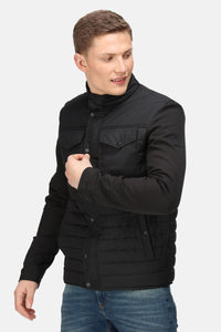 Mens Kadir Quilted Insulated Jacket - Black