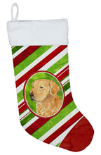 Load image into Gallery viewer, Golden Retriever Candy Cane Holiday Christmas Christmas Stocking