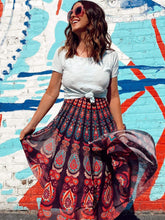 Load image into Gallery viewer, Abstract Midi Skirt