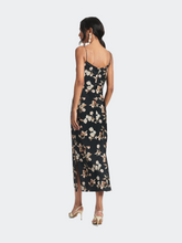 Load image into Gallery viewer, Sanza Dress - Black Venetia Petal