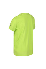 Load image into Gallery viewer, Regatta Childrens/Kids Bosley III Printed T-Shirt (Electric Lime)