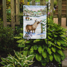 Load image into Gallery viewer, Feeding The Shetland Horse Garden Flag 2-Sided 2-Ply