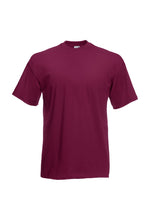 Load image into Gallery viewer, Fruit Of The Loom Mens Valueweight Short Sleeve T-Shirt (Burgundy)