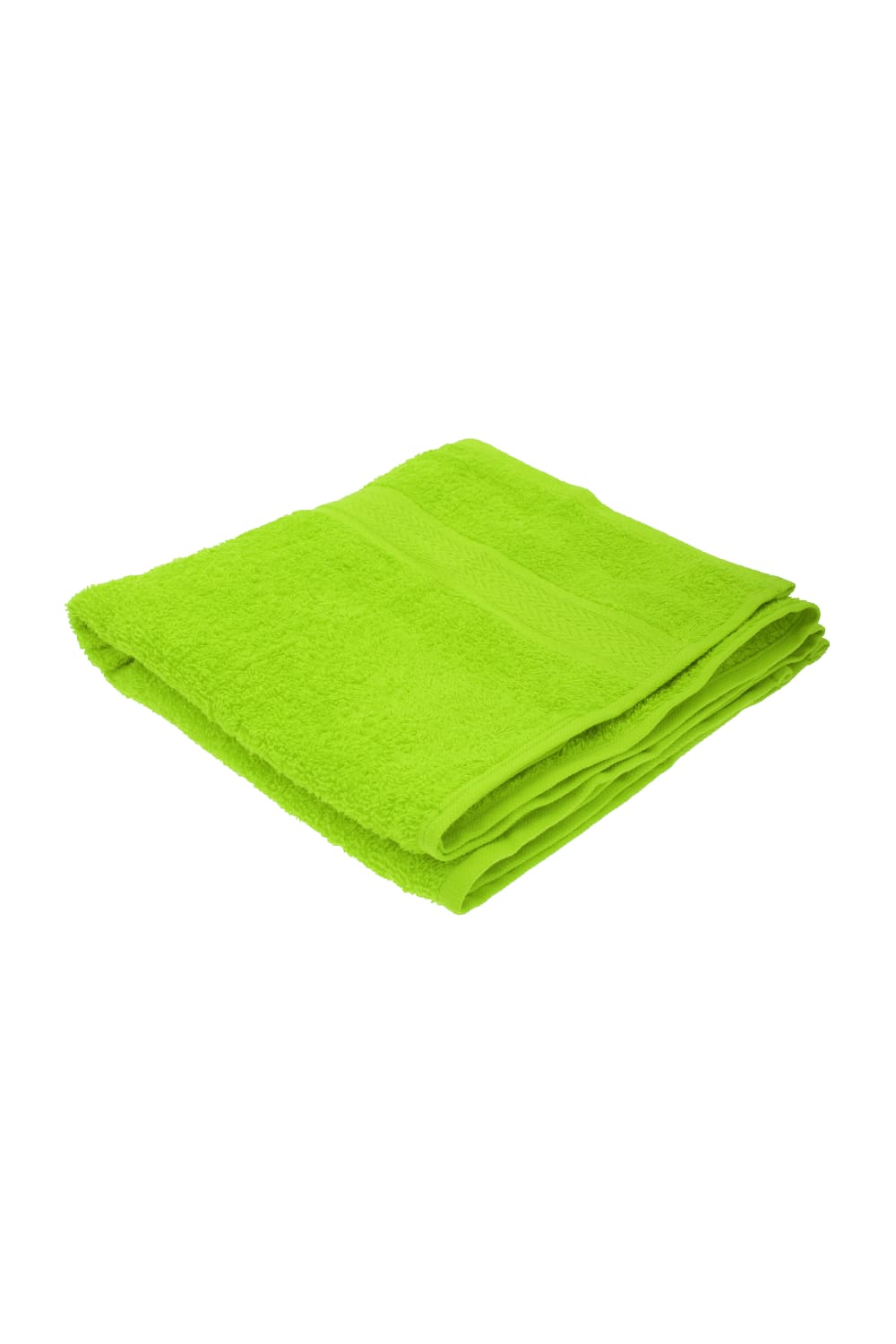 Jassz Plain Towel (Pack of 2) (Bright Green) (One Size)