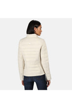 Load image into Gallery viewer, Karenna Quilted Jacket - Light Vanilla/Silver