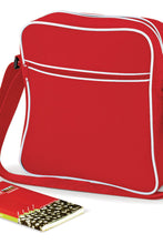 Load image into Gallery viewer, Retro Flight / Travel Bag 1.8 Gallons- Classic Red/White