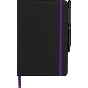 Bullet Noir Edge Notebook (Black/Purple) (Small)
