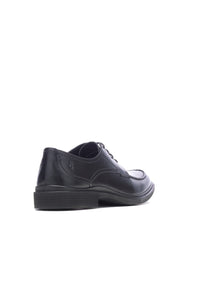 Mens Victor Leather Shoes - Black