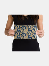 Load image into Gallery viewer, &quot;Abstract Blue Gold&quot; Pouchette