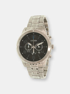 Citizen Men's Chronograph AN8130-53E Silver Stainless-Steel Japanese Quartz Fashion Watch