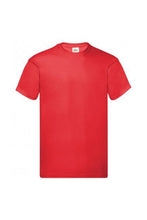 Load image into Gallery viewer, Fruit Of The Loom Mens Original Short Sleeve T-Shirt (Red)