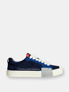 M.I.L. PRO Navy and Mystery Blue Suede Sneaker Men
