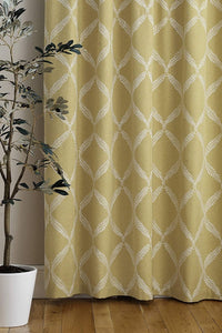 Paoletti Olivia Pencil Pleat Curtains (Citrus Yellow) (46in x 54in)