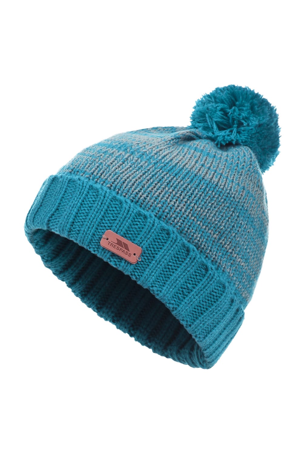 Trespass Childrens/Kids Florrick Knitted Winter Pom Pom Hat (Cobalt)