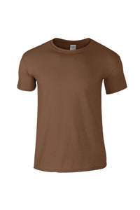 Gildan Mens Short Sleeve Soft-Style T-Shirt (Chestnut)
