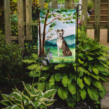 Load image into Gallery viewer, Under The Tree Catahoula Leopard Dog Garden Flag 2-Sided 2-Ply