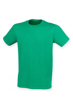 Load image into Gallery viewer, Skinni Fit Men Mens Feel Good Stretch Short Sleeve T-Shirt (Green)
