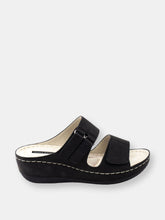 Load image into Gallery viewer, Doreen Black Wedge Sandals