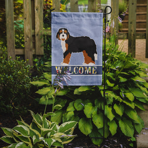 11 x 15 1/2 in. Polyester Bernedoodle Welcome Garden Flag 2-Sided 2-Ply