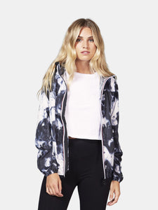 Mel Print - Full Zip Packable Rain Jacket