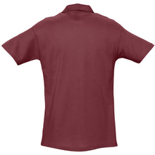 Load image into Gallery viewer, SOLS Mens Spring II Short Sleeve Heavyweight Polo Shirt (Burgundy)
