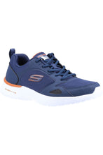 Load image into Gallery viewer, Mens Sketch-Air Dynamight Sneakers - Navy/Orange