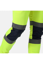 Load image into Gallery viewer, Mens Hi-Vis Bottoms - Yellow/Navy