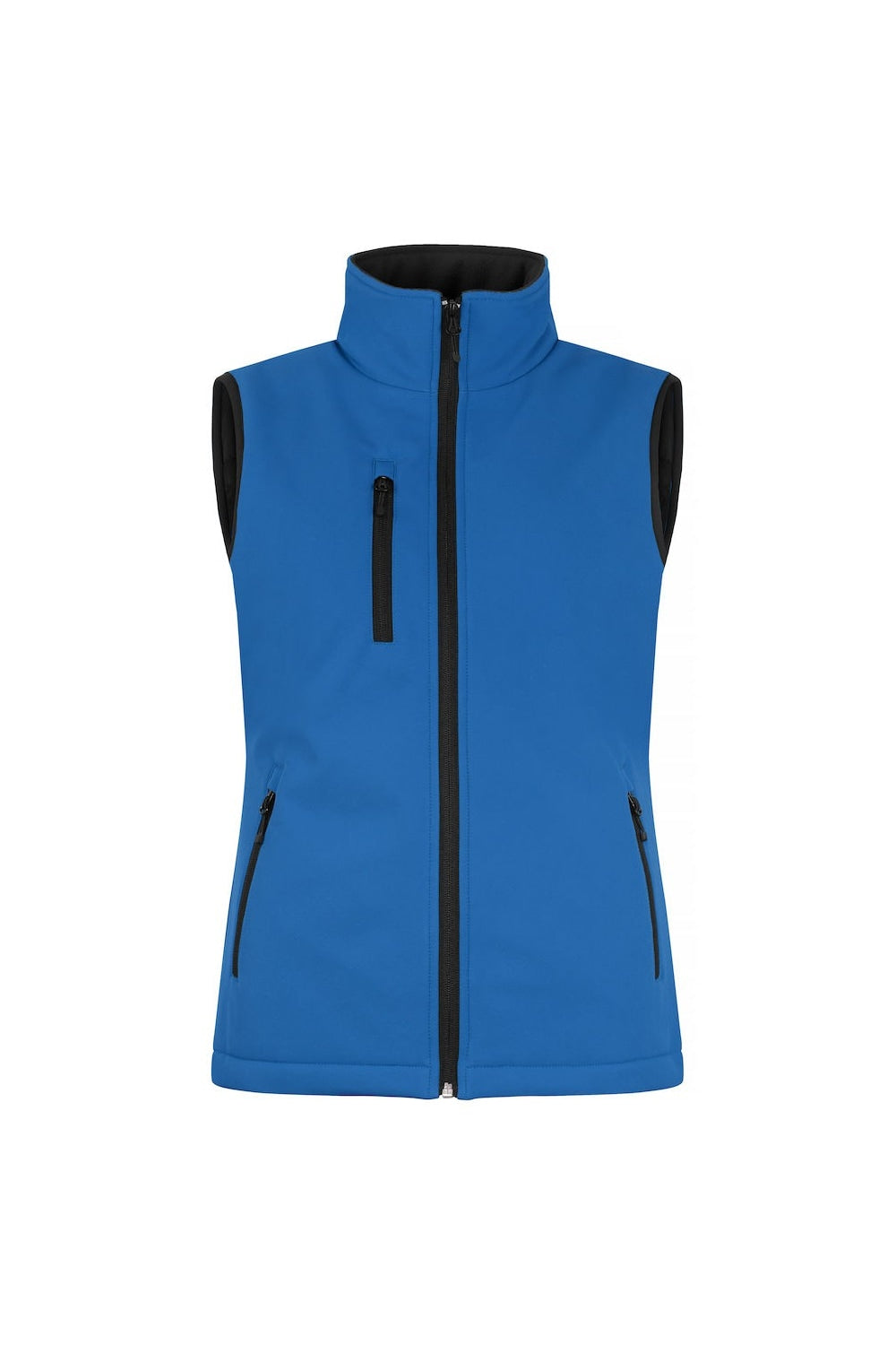Womens/Ladies Softshell Panels Vest - Royal Blue